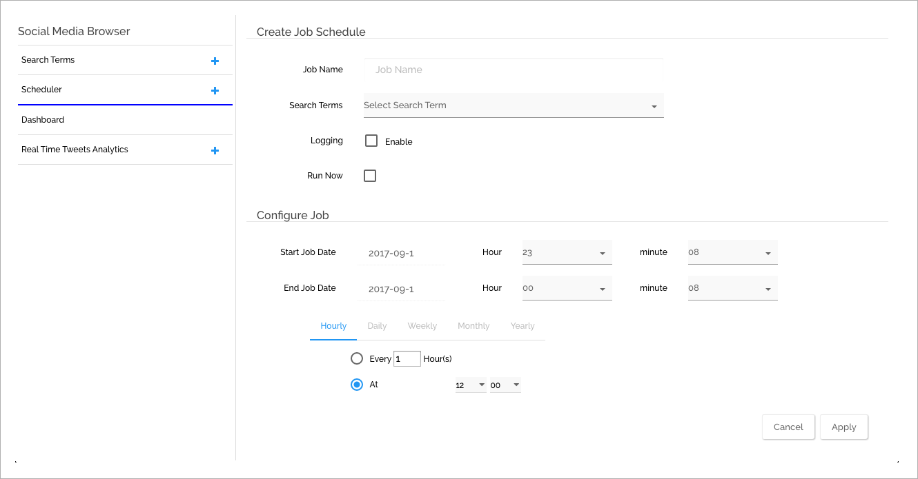 Scheduler and Monitoring